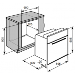 Baumatic BMO613BL 58公升 60厘米 嵌入式焗爐
